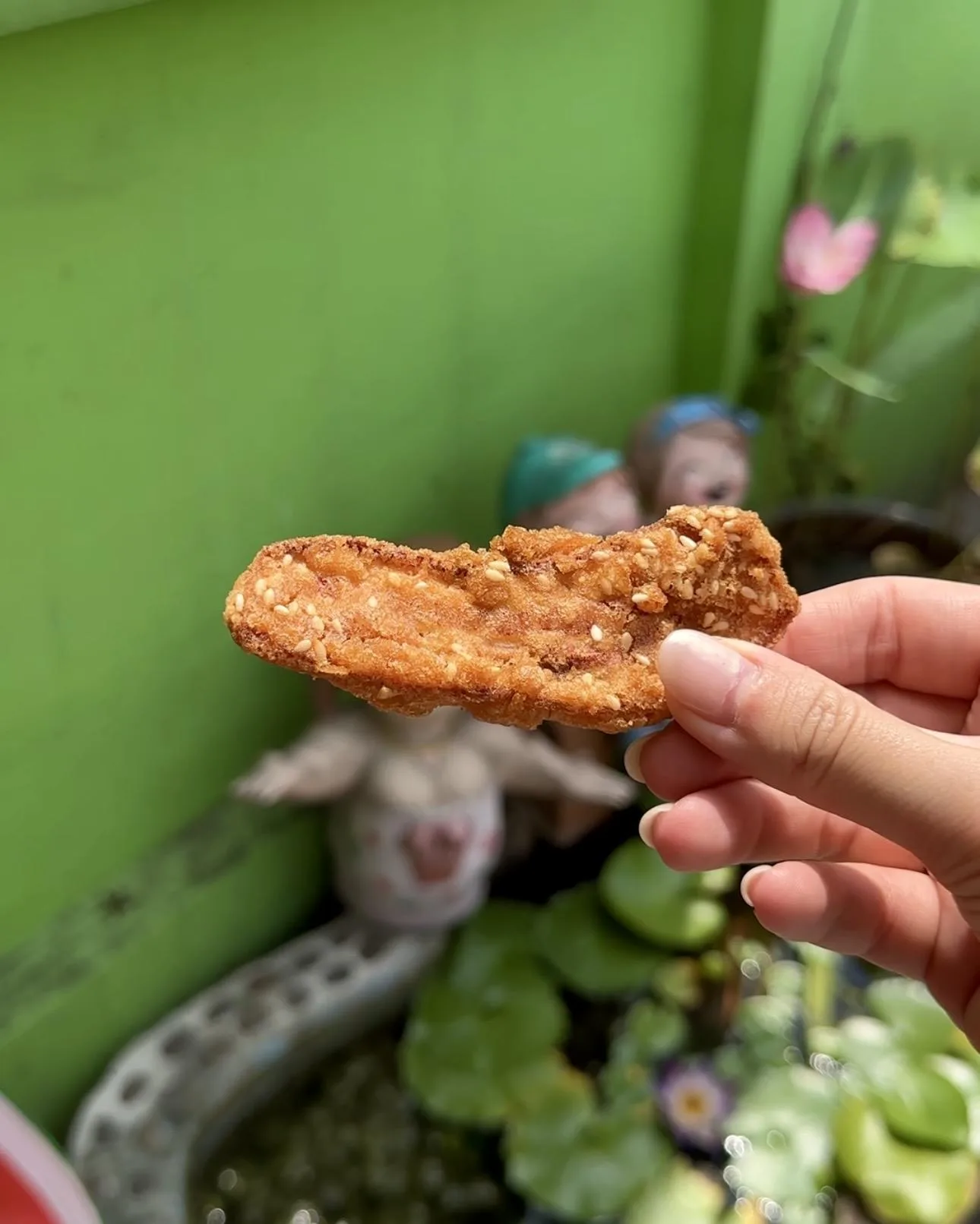 Crispy fried banana with sesame from Fried Banana Rama 5 in Bangkok
