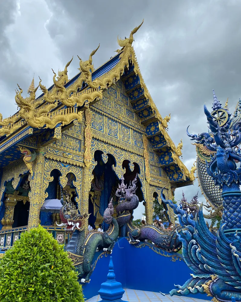 Blue Temple outside