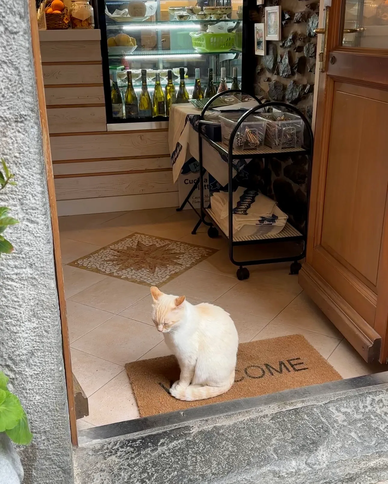 Quiet narrow streets of Corniglia village