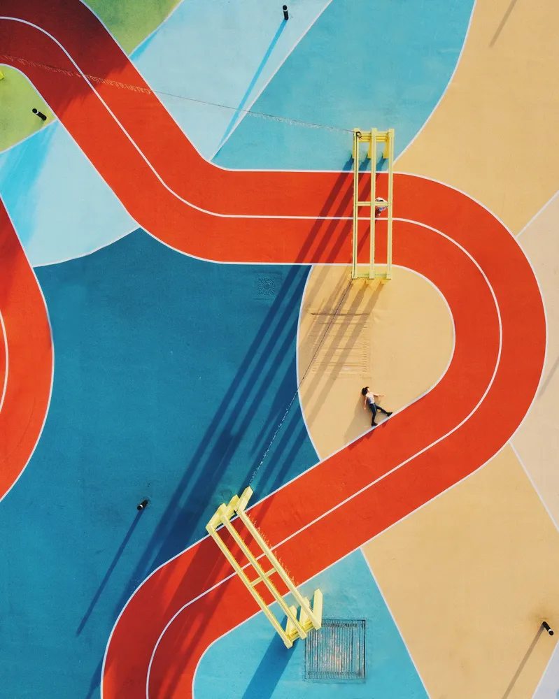 East Coast Park Drone Shot 