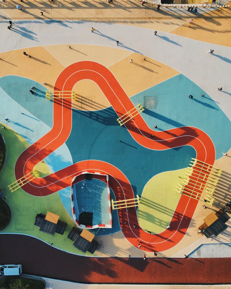 East Coast Park Drone Shot 