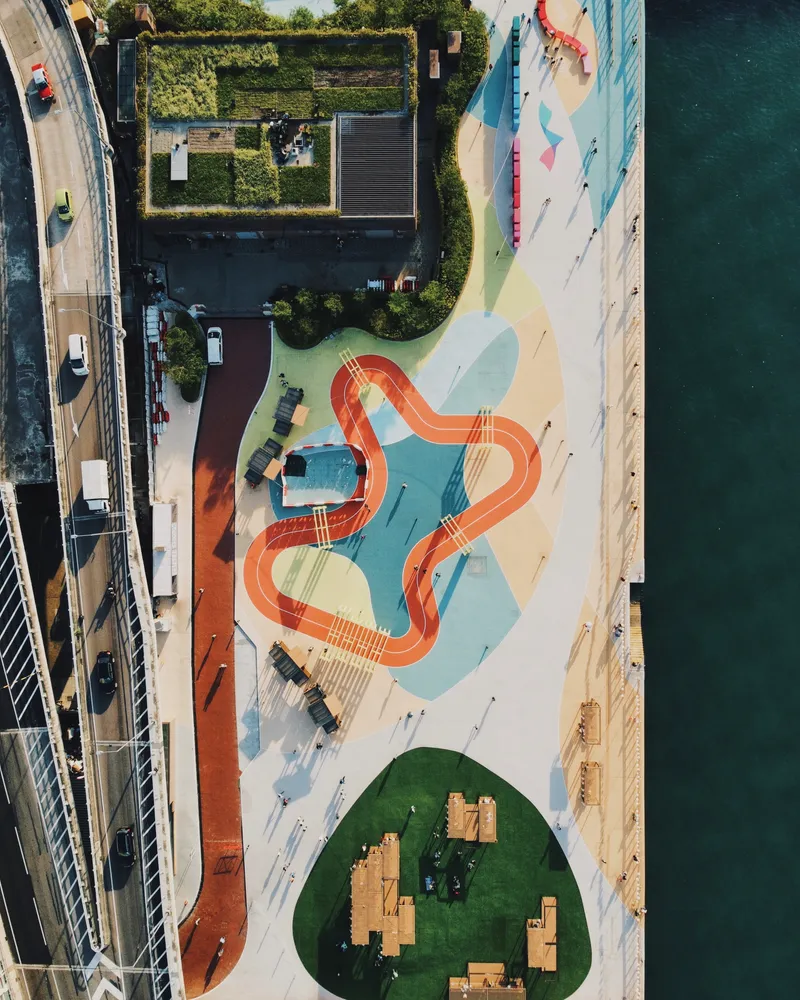 East Coast Park Drone Shot 